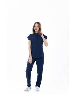 Dik Yaxalı Soft Tych Lycra dəst