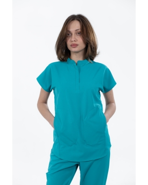 Dik Yaxalı Soft Tych Lycra dəst