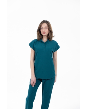 Dik Yaxalı Soft Tych Lycra dəst