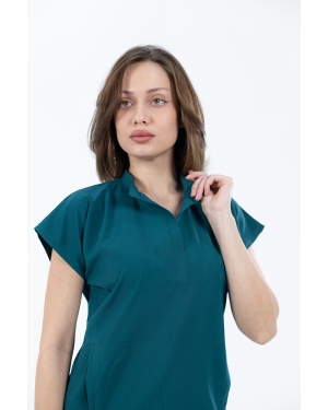 Dik Yaxalı Soft Tych Lycra dəst