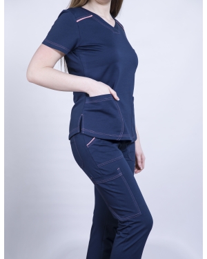 Sport model çəhrayı tikişli