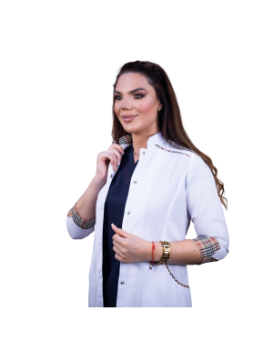 Qadın burberry həkim xalatı