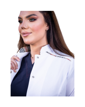 Qadın burberry həkim xalatı
