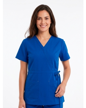 Tibbi Geyim ,Bantlı Model, tibbi uniforma Royal Blue, Kod 11186