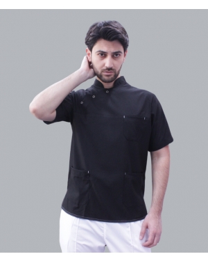 Tibbi köynək Kişilər üçün Model-AL qara Kod: 11202