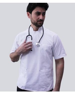 Tibbi köynək Kişilər üçün Model-AL ağ Kod: 11202