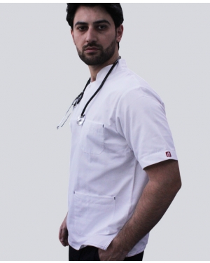 Tibbi köynək Kişilər üçün Model-AL ağ Kod: 11202