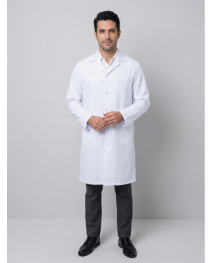 Həkim Xalatı,Klassik (İngilis) Yaxalı Kişi Xalatı, Kod: 11146