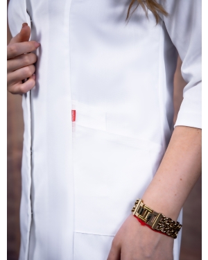 Tibbi Xalat,Model Yessentuki Ağ, Kod: 11144