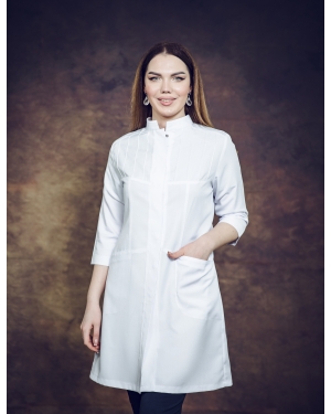 Tibbi Xalat,Qatlamalı Qadın Xalatı, Kod: 11214