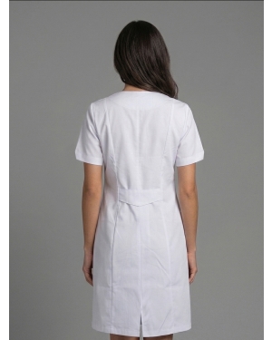 V Yaxalı Likralı Xalat qısaqol