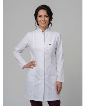 Tibbi Xalat,Likralı Model, Kod: 11212