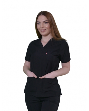 V yaxa model likralı, qara, Kod: 11127