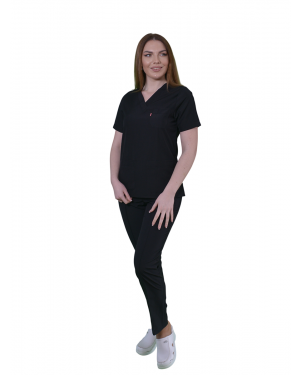 V yaxa model likralı, qara, Kod: 11127