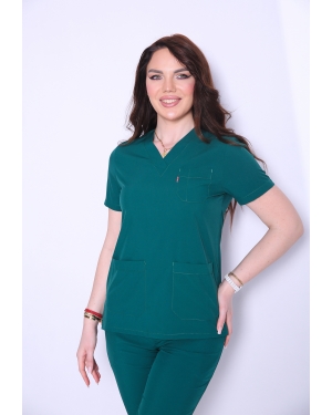 V yaxa model likralı, qarpız yaşılı, Kod: 11127